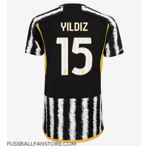 Juventus Kenan Yildiz #15 Replik Heimtrikot Damen 2023-24 Kurzarm